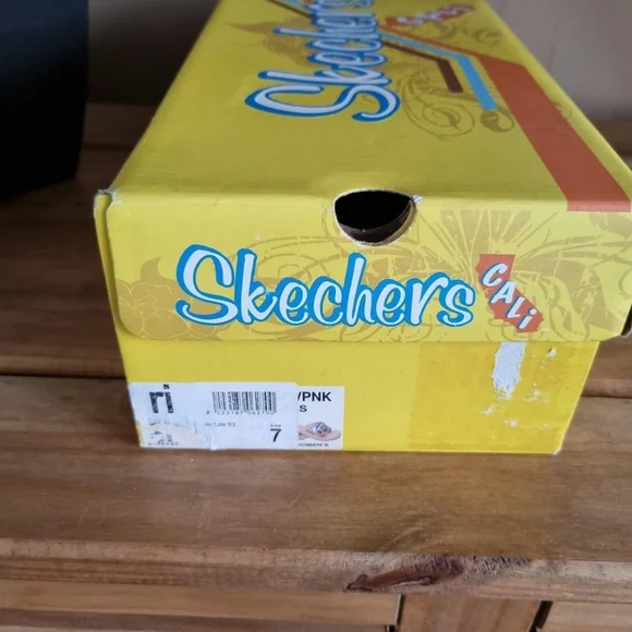 Skechers cali wooden wedged sandals uk 7 bnib - Picture 6 of 7